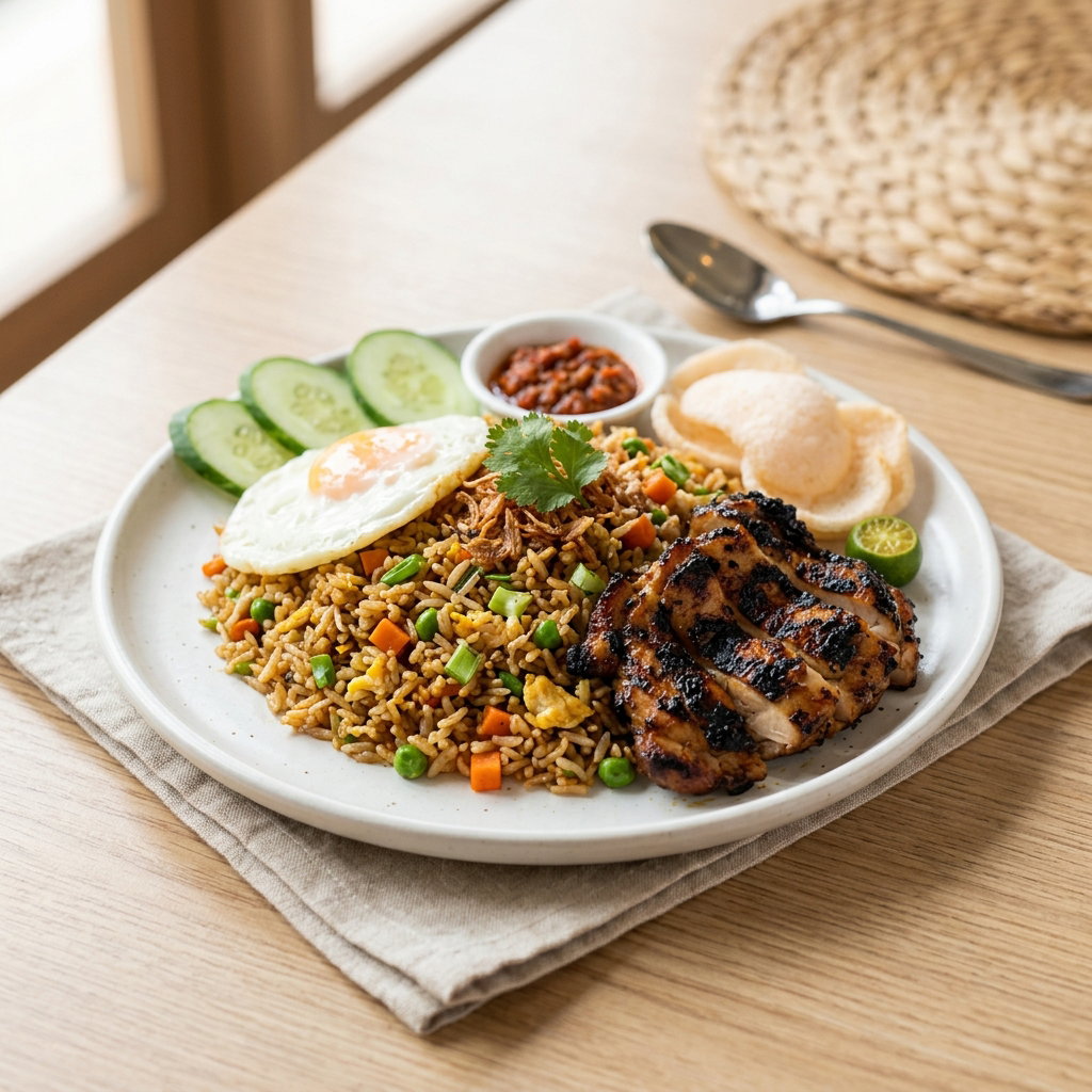 NASI GORENG CHICKEN GRILL