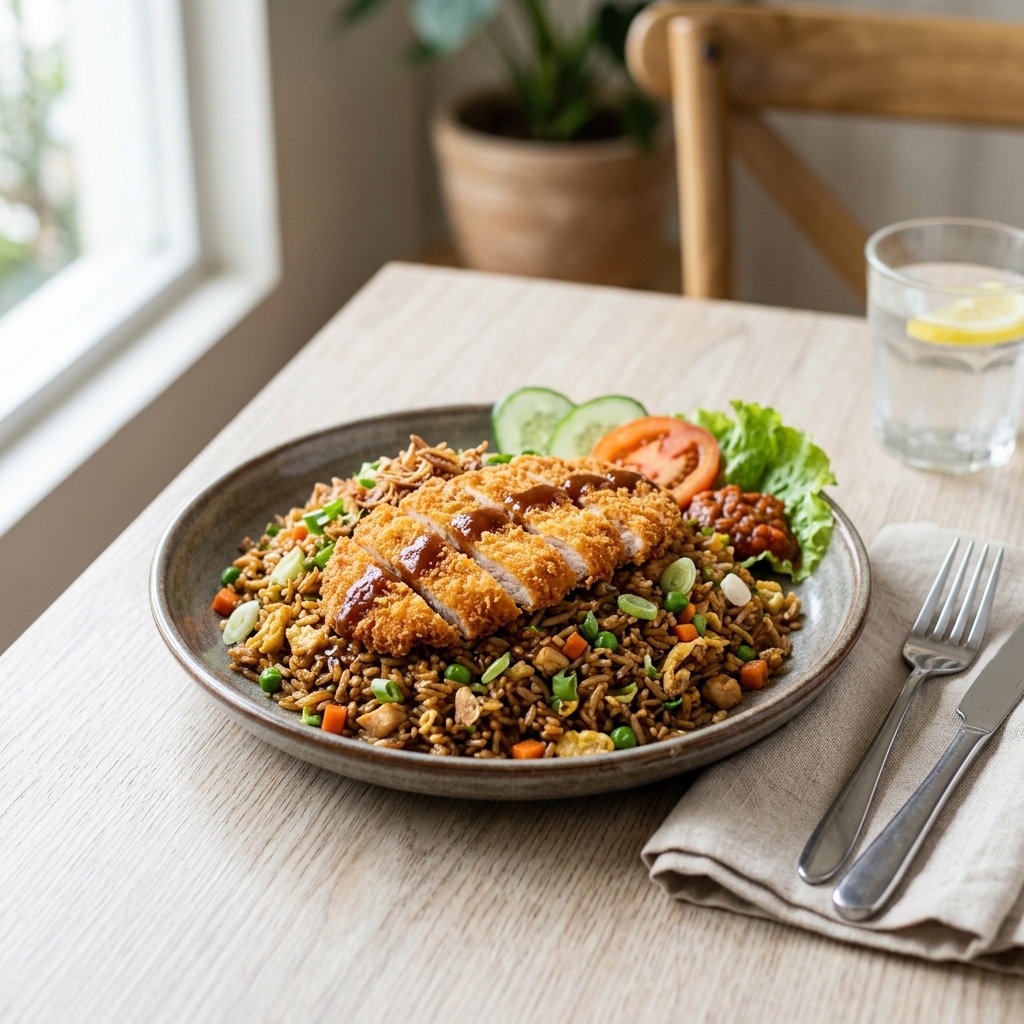 NASI GORENG CHICKEN CHOP