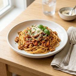 SPAGHETTI BOLOGNESE CHICKEN GRILL