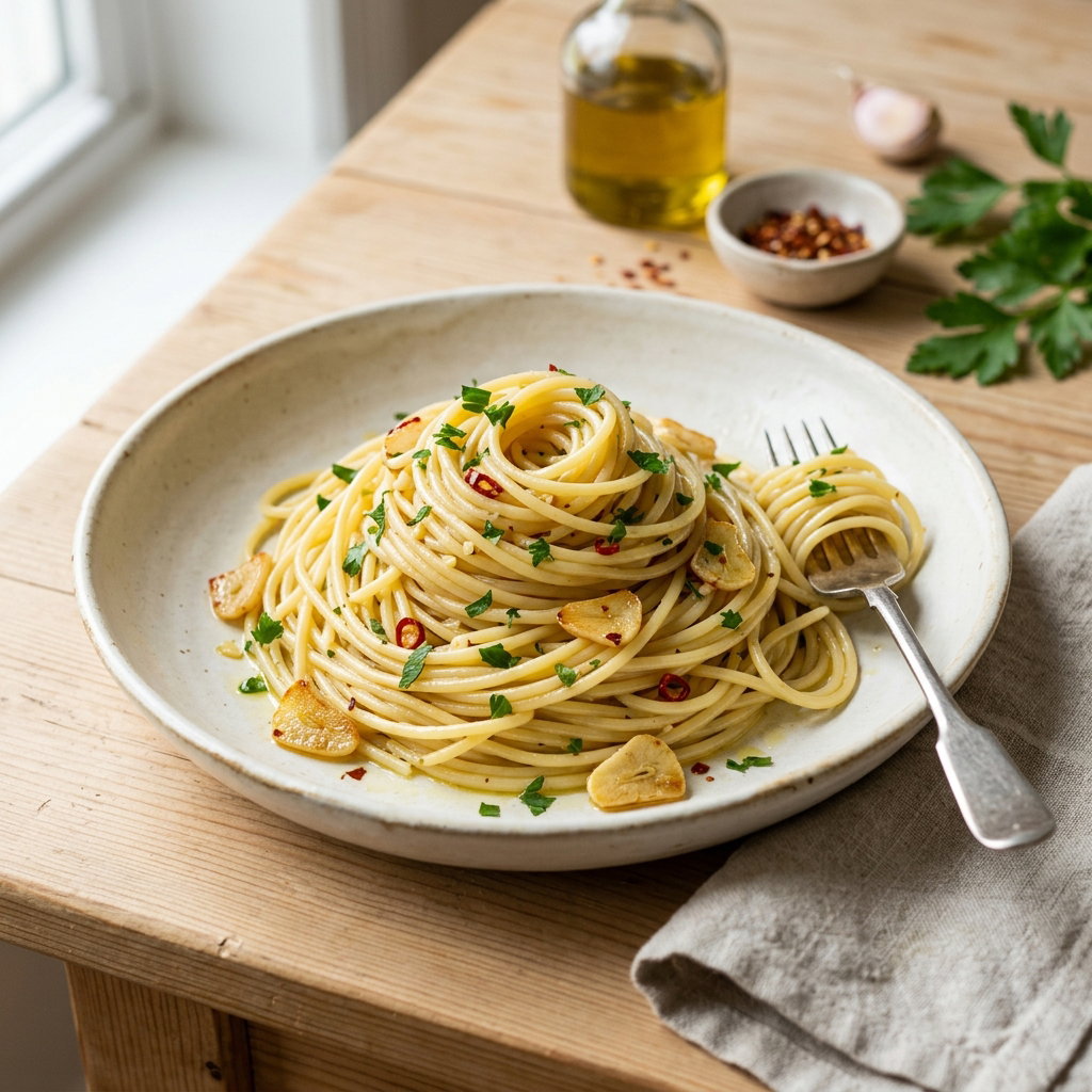 SPAGHETTI AGLIO OLIO