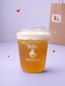 Honey Green Tea With Salted Cheese Cream 