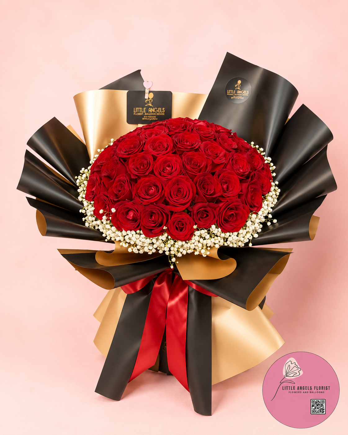 50 Roses Bouquet - PREMIUM_0