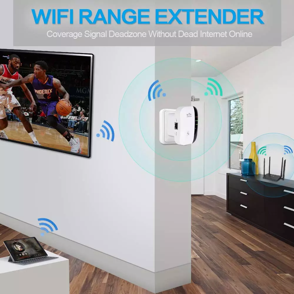 Repetidor / Amplificador de Señal Wi-Fi 300 Mbps_1