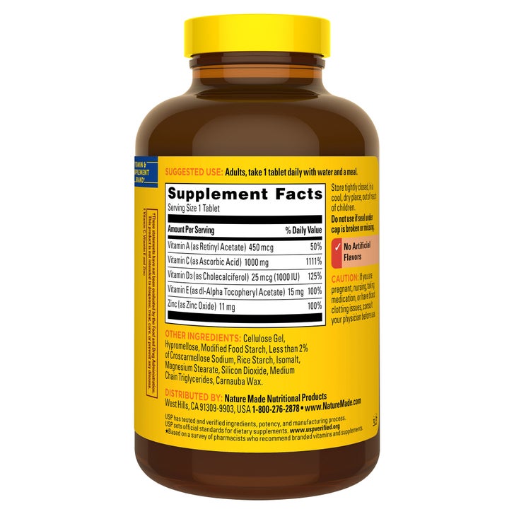 Nature Made Super C with Vitamin D3 and Zinc, 200 Tablets(Exp:12/2027)_1