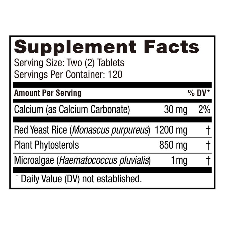 Weider Red Yeast Rice Plus 1200 mg, 240 Tablets(Exp:03/2029)_4