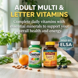 Adult Multi & Letter Vitamins