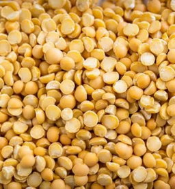 Yellow peas splitted