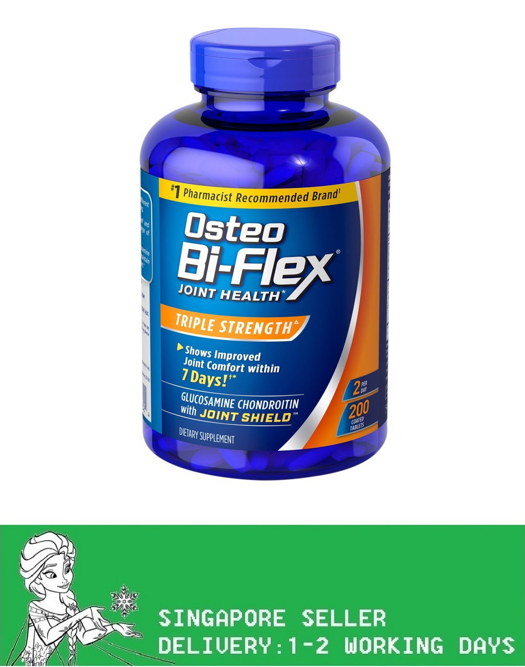 Osteo Bi-Flex Triple Strength, 200 Tablets(Exp:07/2028)