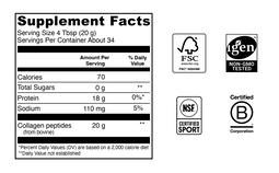 Vital Proteins Collagen Peptides, Unflavored, 1.5 lbs(680g) (Exp:04/2029)