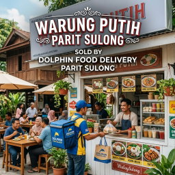 WARUNG PUTIH PARIT SULONG BUKA JAM 7.00PAGI HINGGA 10.00 MALAM