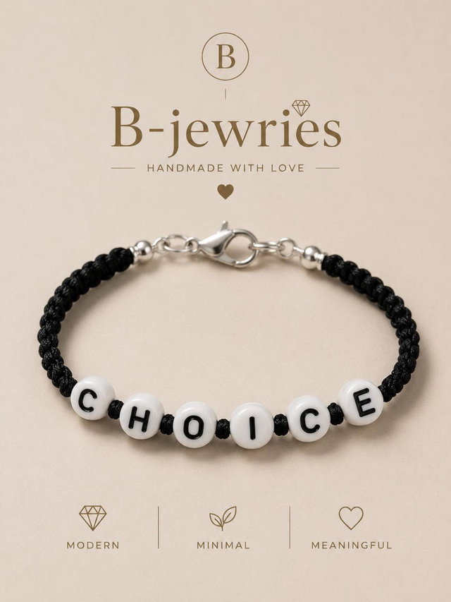 Name ring bracelet