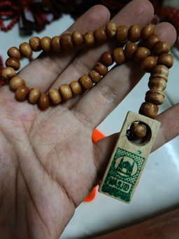 Combo 2 utas tasbih kayu kukun 33 biji