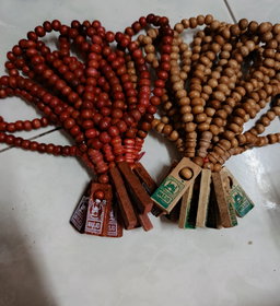 Combo 2 utas tasbih kayu kukun 33 biji