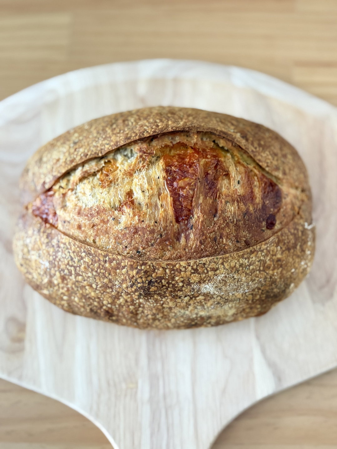 Triple Cheese & Herb Sourdough (Wholemeal)