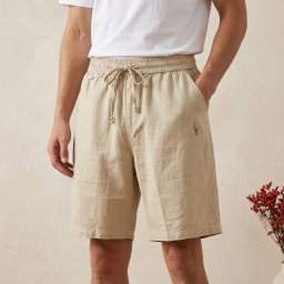 Cotton Half pant for Men | Cream Color