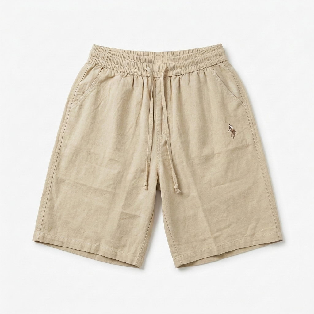 Cotton Half pant for Men | Cream Color_0