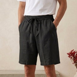 Cotton Half pant for Men | Black