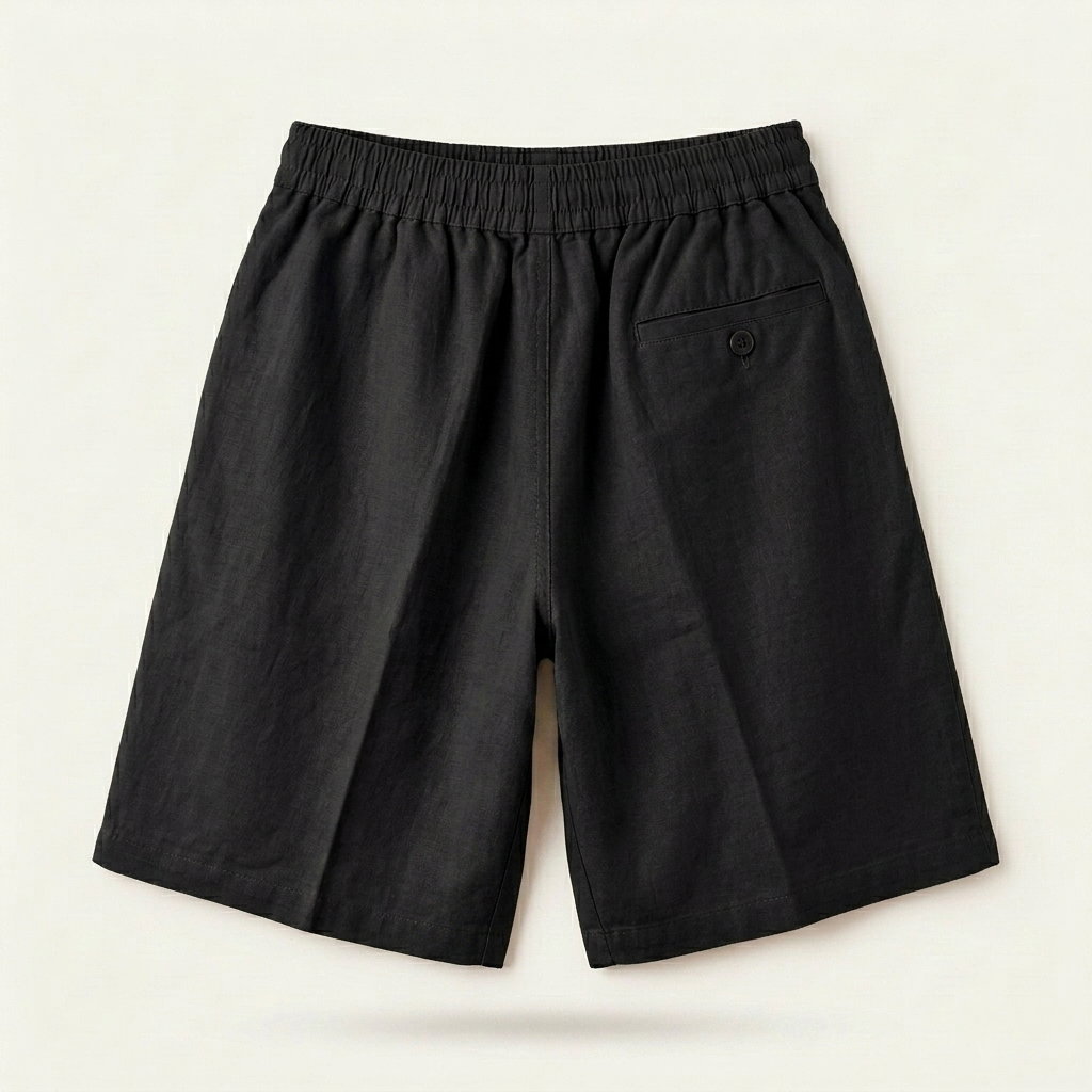 Cotton Half pant for Men | Black_1