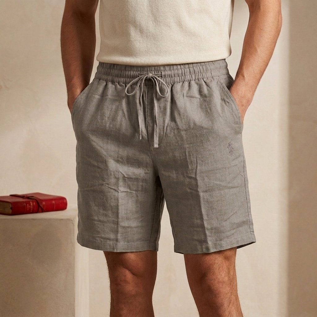 Cotton Half pant for Men | Cream_2