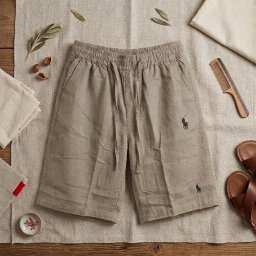 Cotton Half pant for Men | Light Cream 