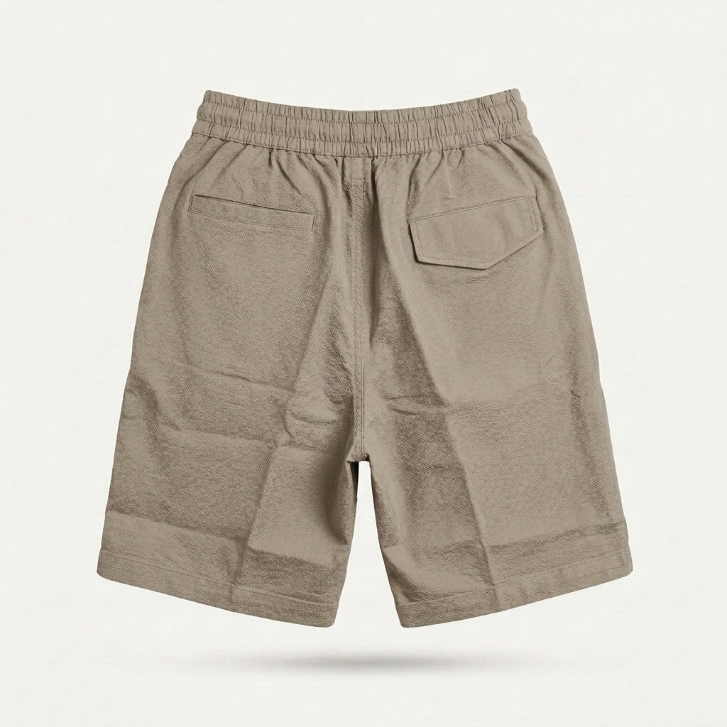 Cotton Half pant for Men | Light Cream _1