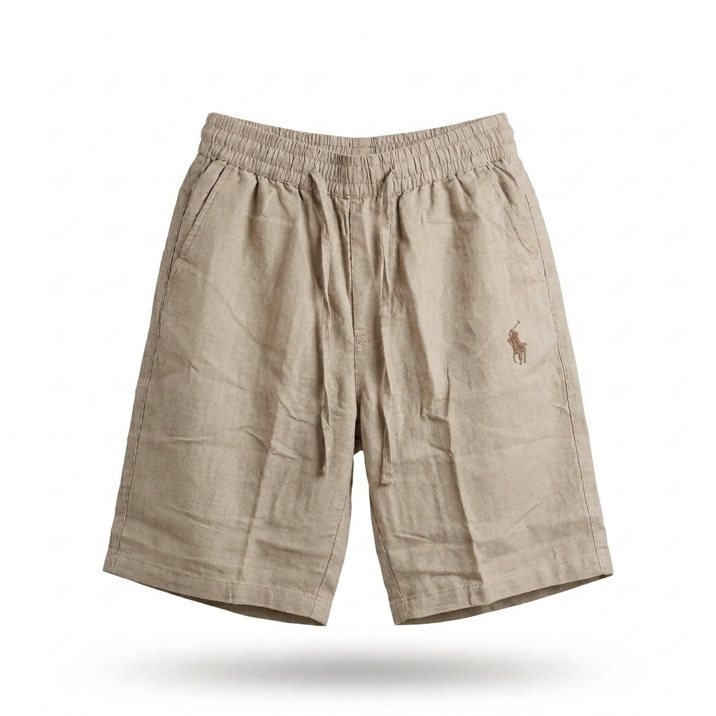 Cotton Half pant for Men | Light Cream _0