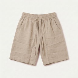 Cotton Half pant for Men |  Cream 