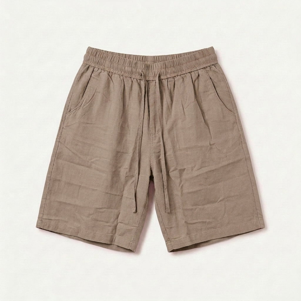 Cotton Half pant for Men |  Khaki