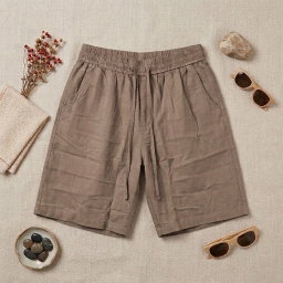 Cotton Half pant for Men |  Khaki