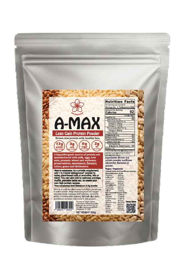 AMAX Lean Gain Protein Powder 营养蛋白 500g (Expiry Jun 2028)