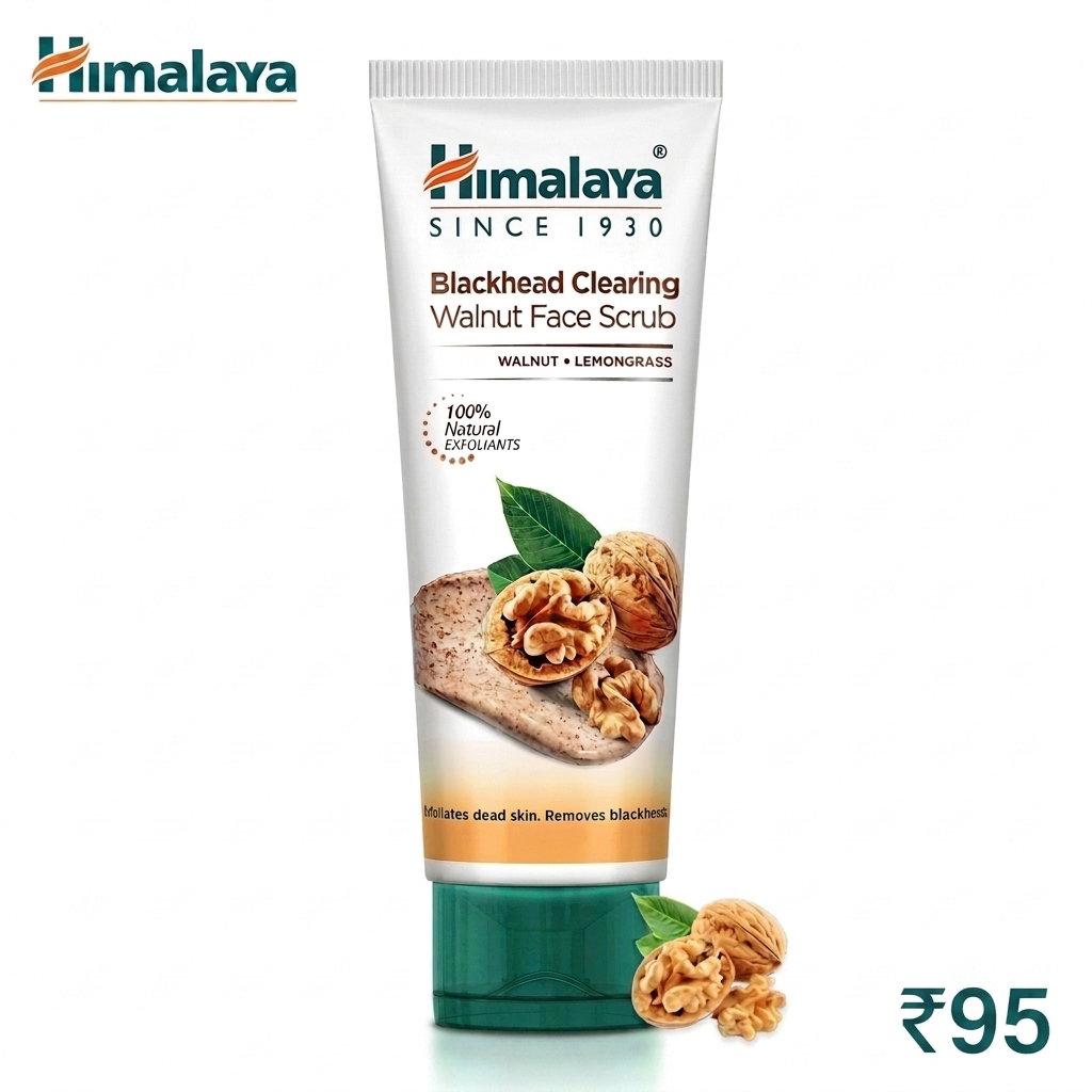 Blackhead Clearing Walnut Face Scrub - 50g
