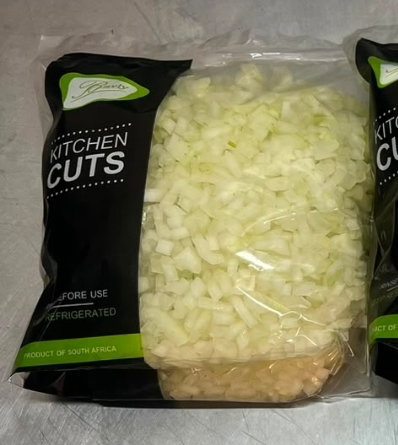 Diced onions 500g