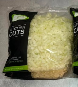 Diced onions 500g