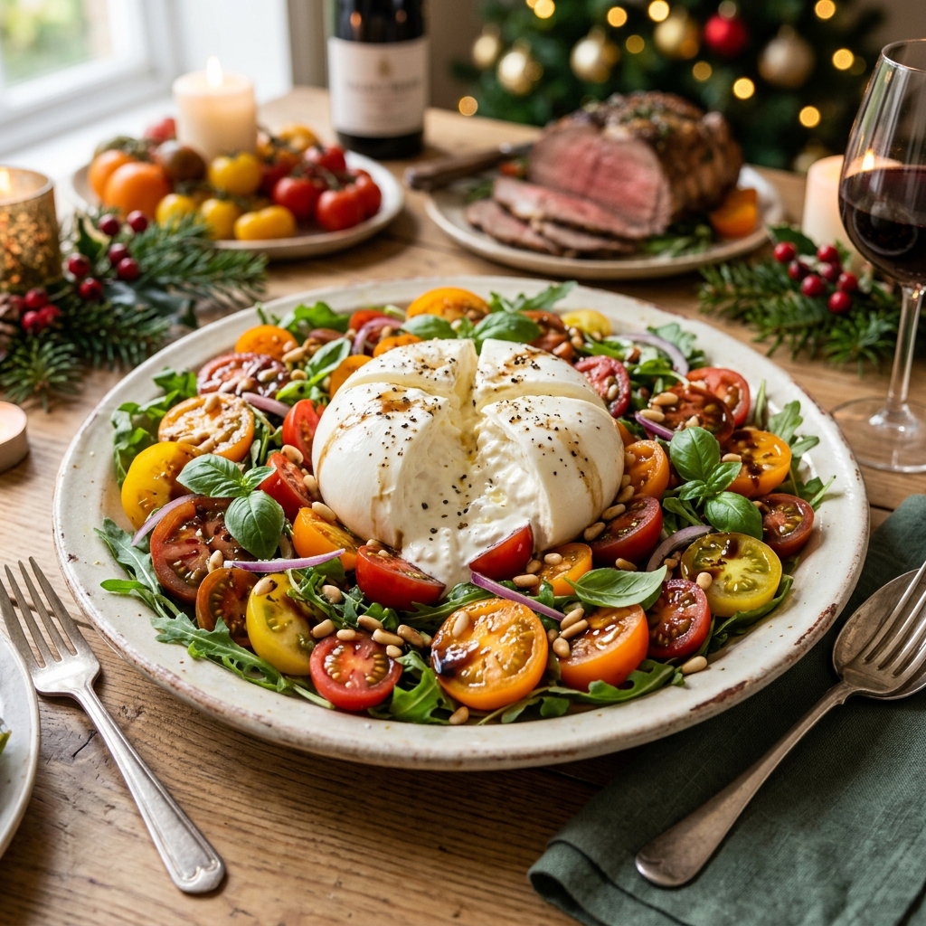Tomato & Burrata Salad with Balsamic Glaze  4-5pax_0