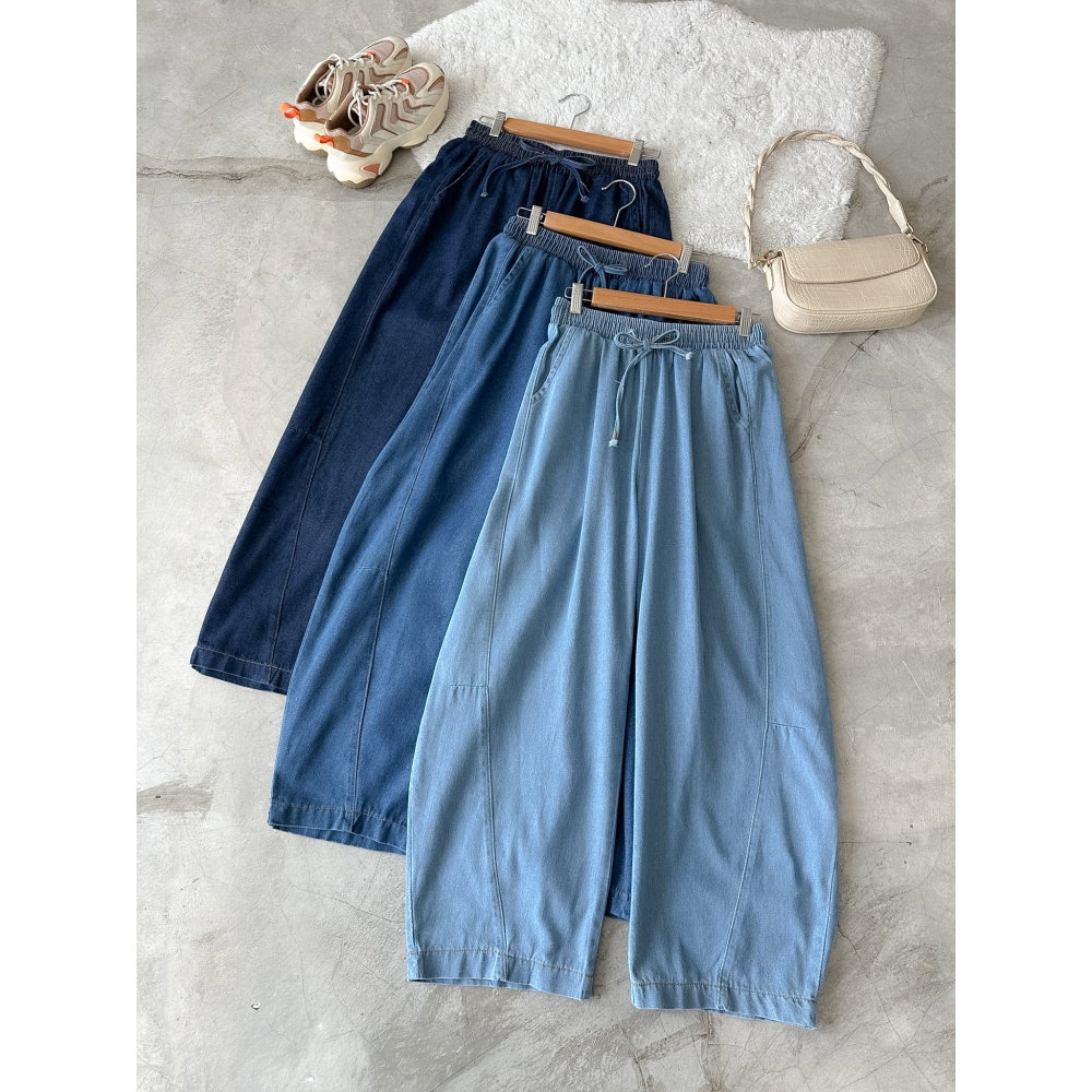 PO Denim Barrel Pants_1