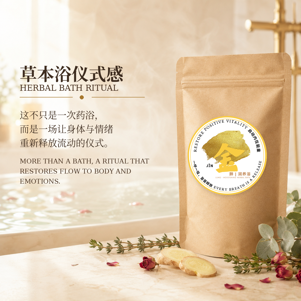金 - 肺润养浴 Lung Moistening Herbal Bath_2