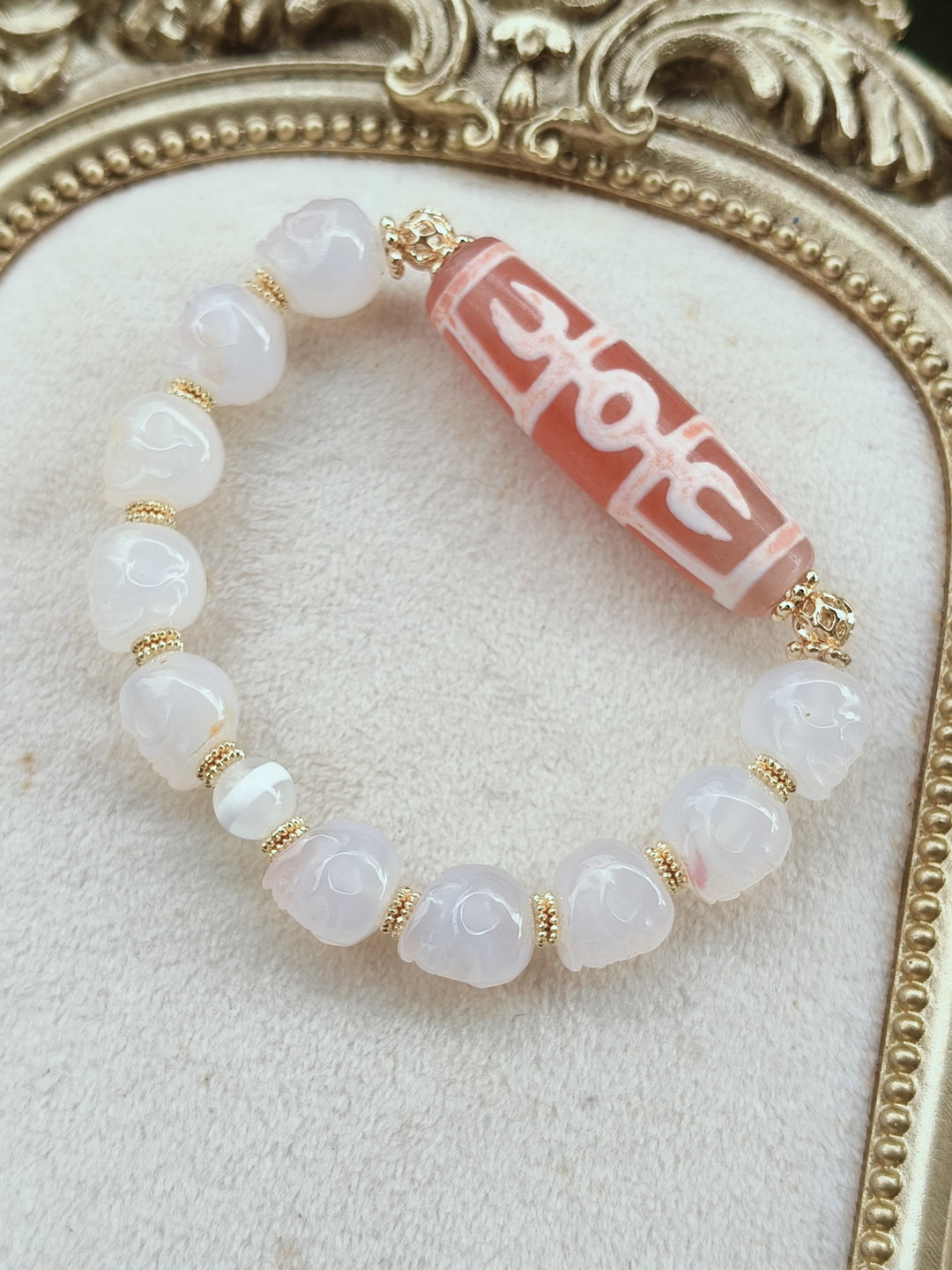 Peach Pink Vajra Protection Bracelet
