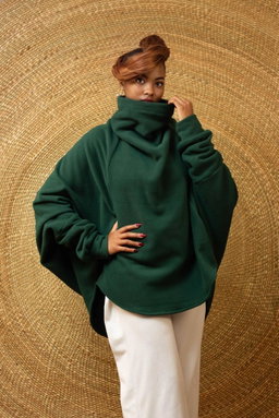 Ascili Snuggy Cardigan - Dark Green