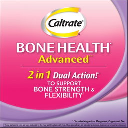 Caltrate Bone Health Advanced Calcium 600+D3 Plus Minerals, 320 Tablets(Exp:02/2028)