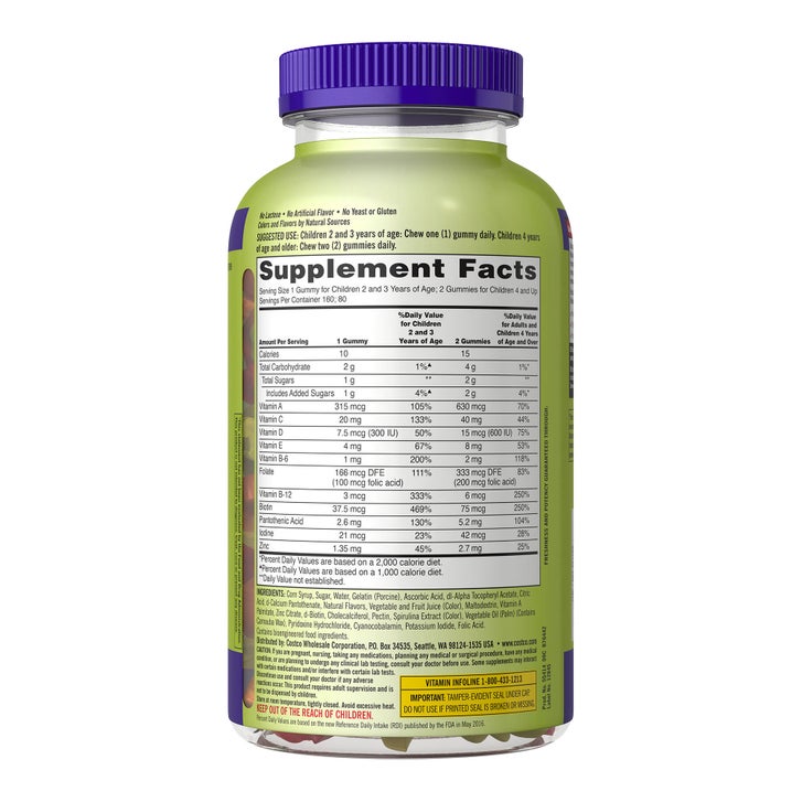 Kirkland Signature Children's Multivitamin, 320 Gummies(Exp:01/2027)_2