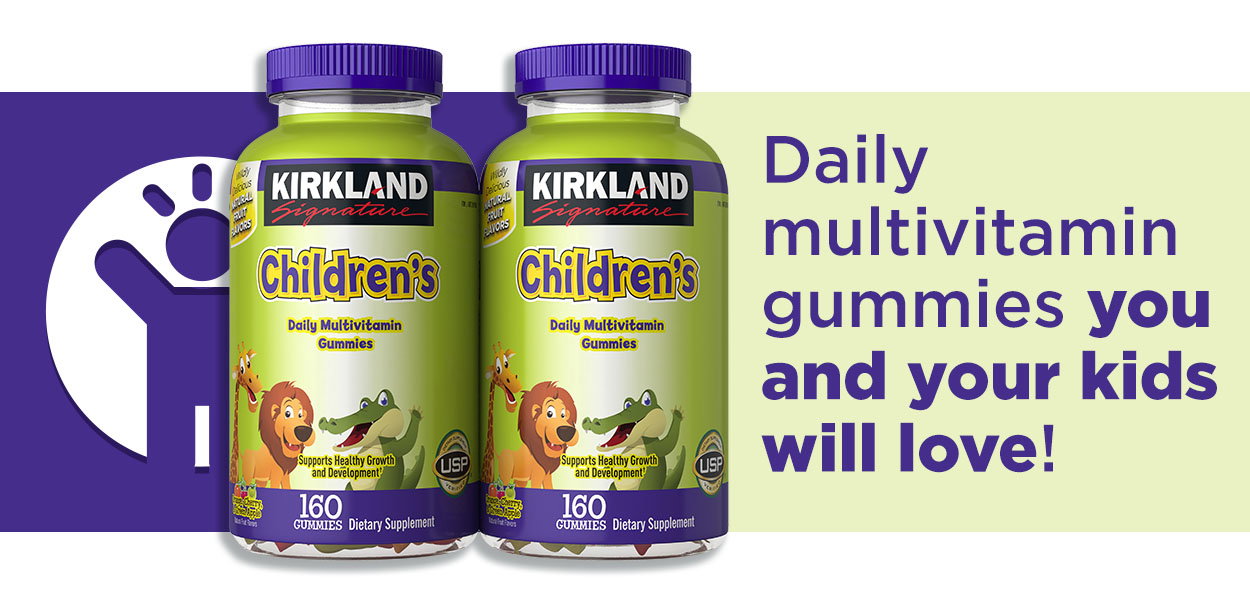 Kirkland Signature Children's Multivitamin, 320 Gummies(Exp:01/2027)_5