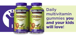 Kirkland Signature Children's Multivitamin, 320 Gummies(Exp:01/2027)