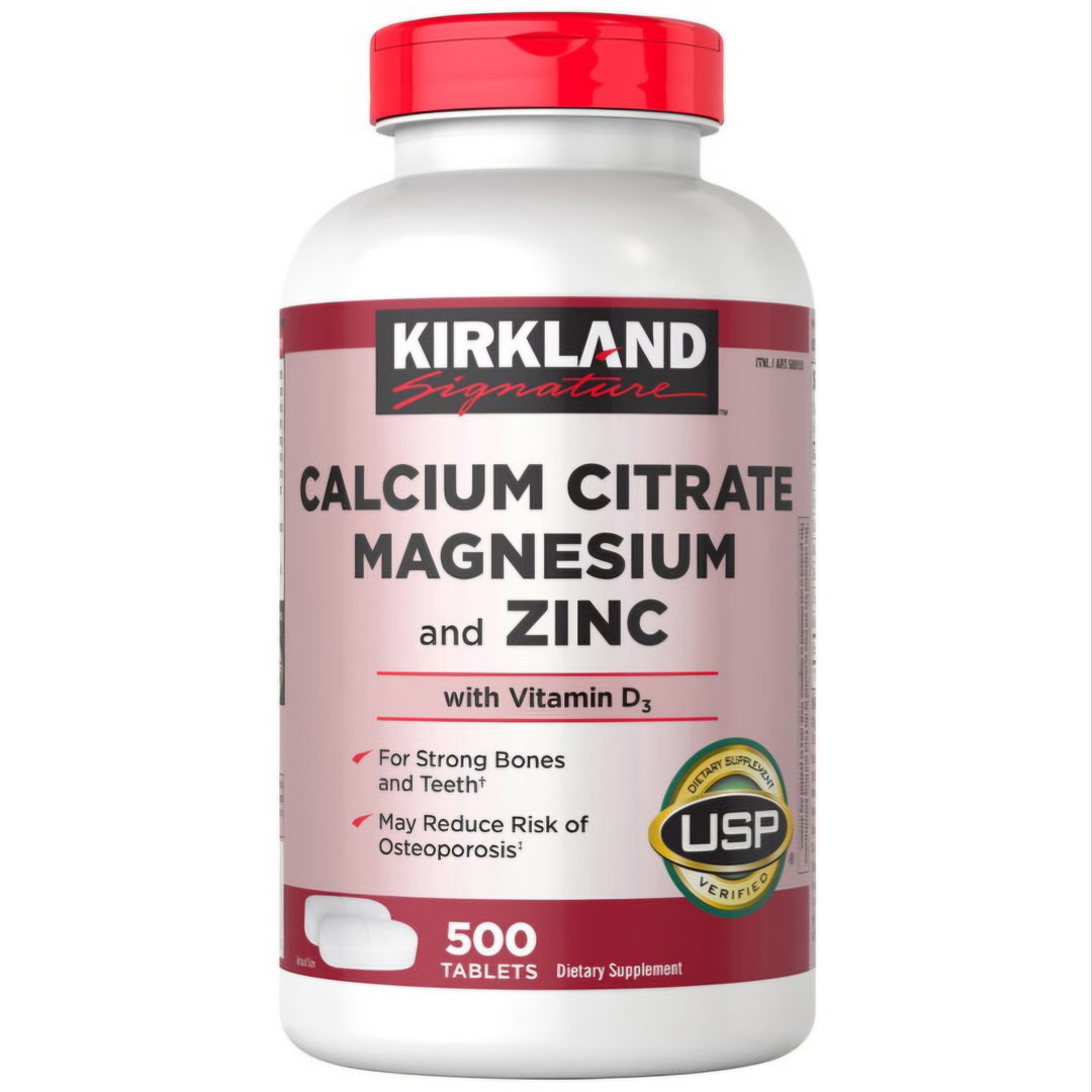 Kirkland - Calcium Citrate 500mg with Magnesium, Zinc and Vitamin D3 