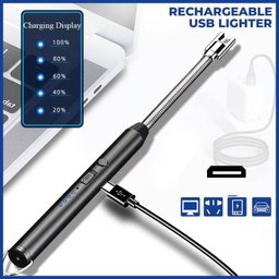 ​360° Flexible Long Neck Electric Candle Lighter - Rechargeable USB Plasma Lighter