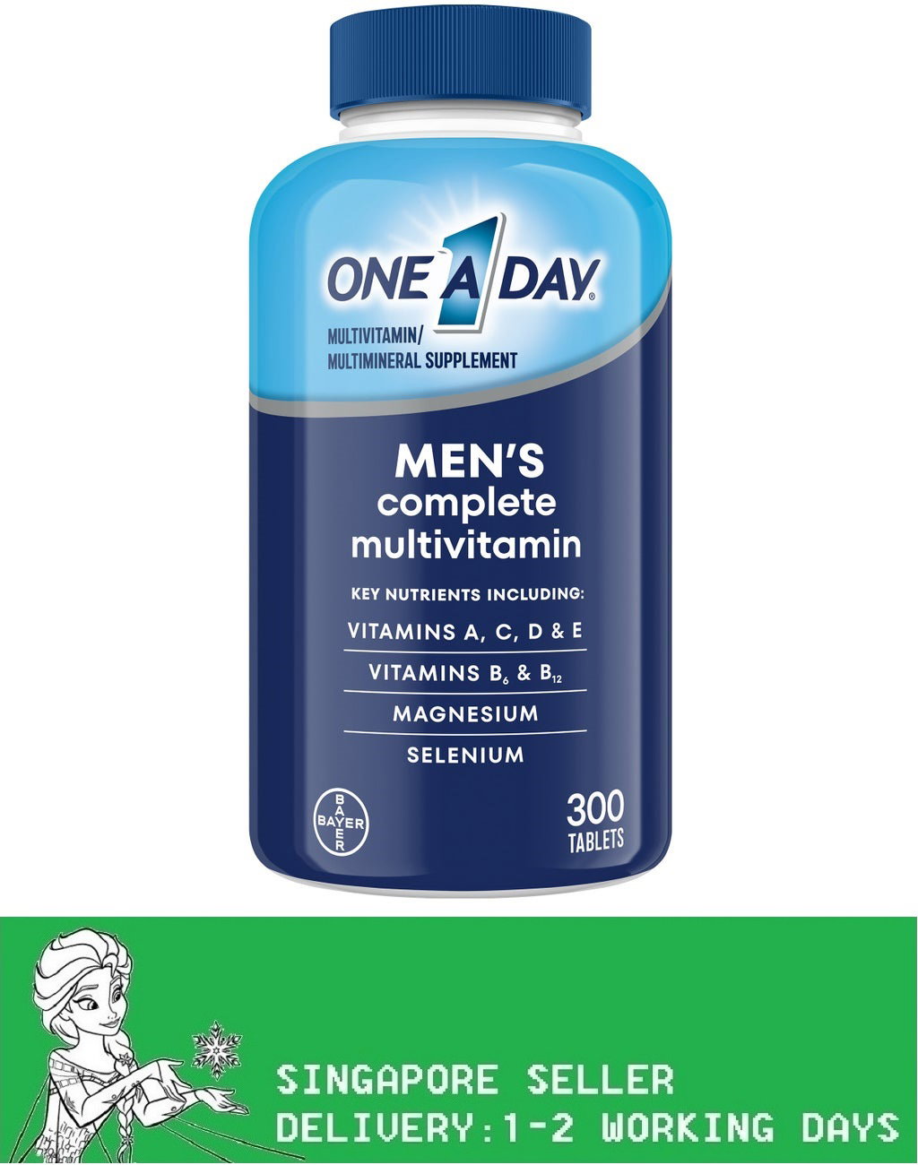 One A Day Men's Multivitamin, 300 Tablets(Exp:10/2027)_0