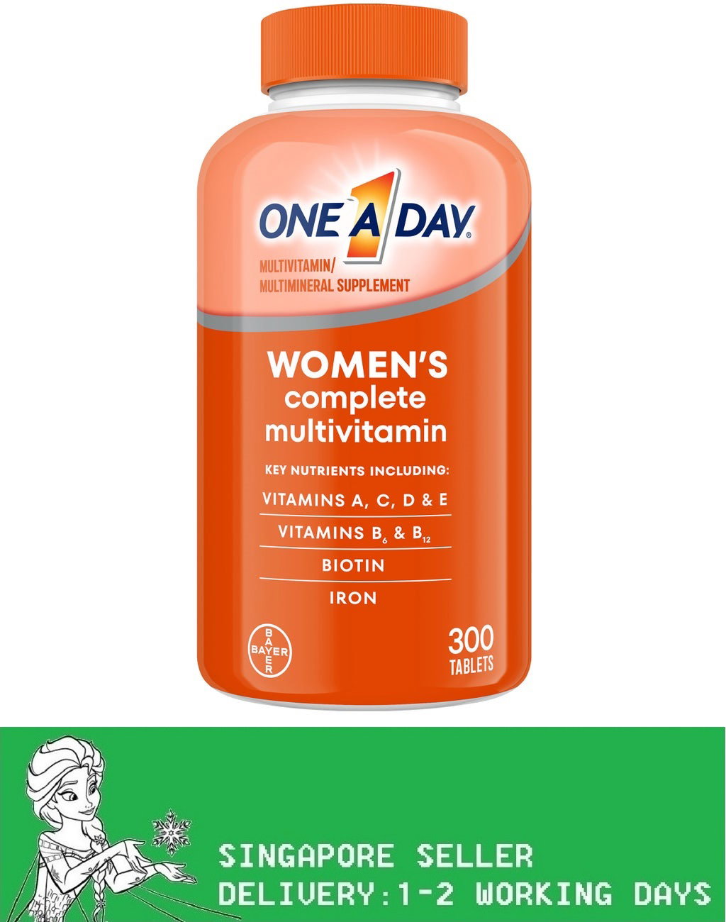 One A Day Women's Multivitamin, 300 Tablets(08/2027)_0