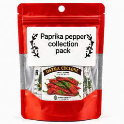 Paprika pepper collection pack x 6