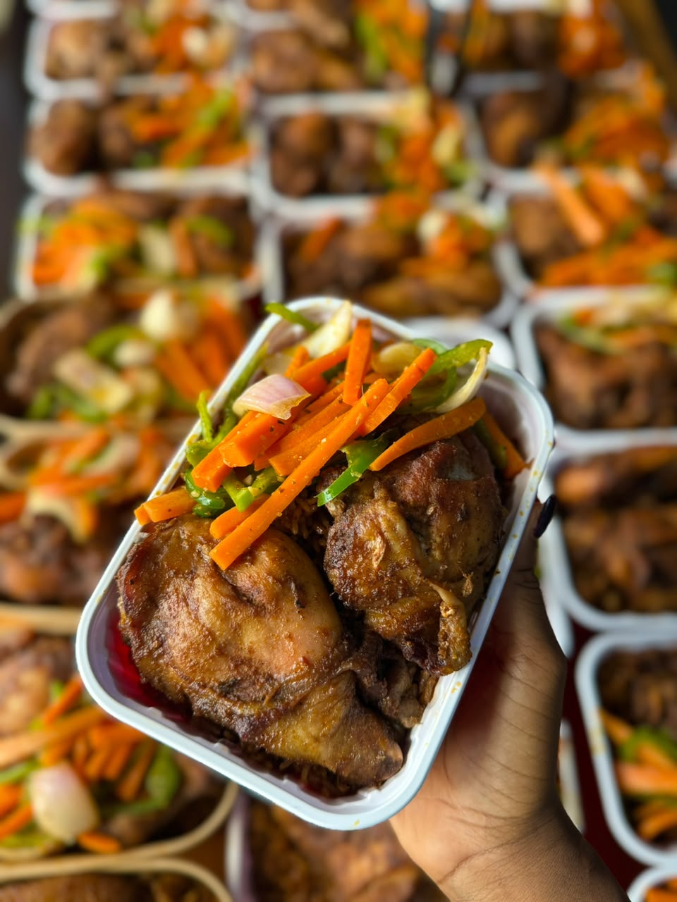 Jollof with Chicken(Wednesday Only !)