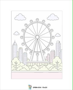 🇸🇬 Singapore Landmarks Canvas Painting Kit (15cm × 20cm)