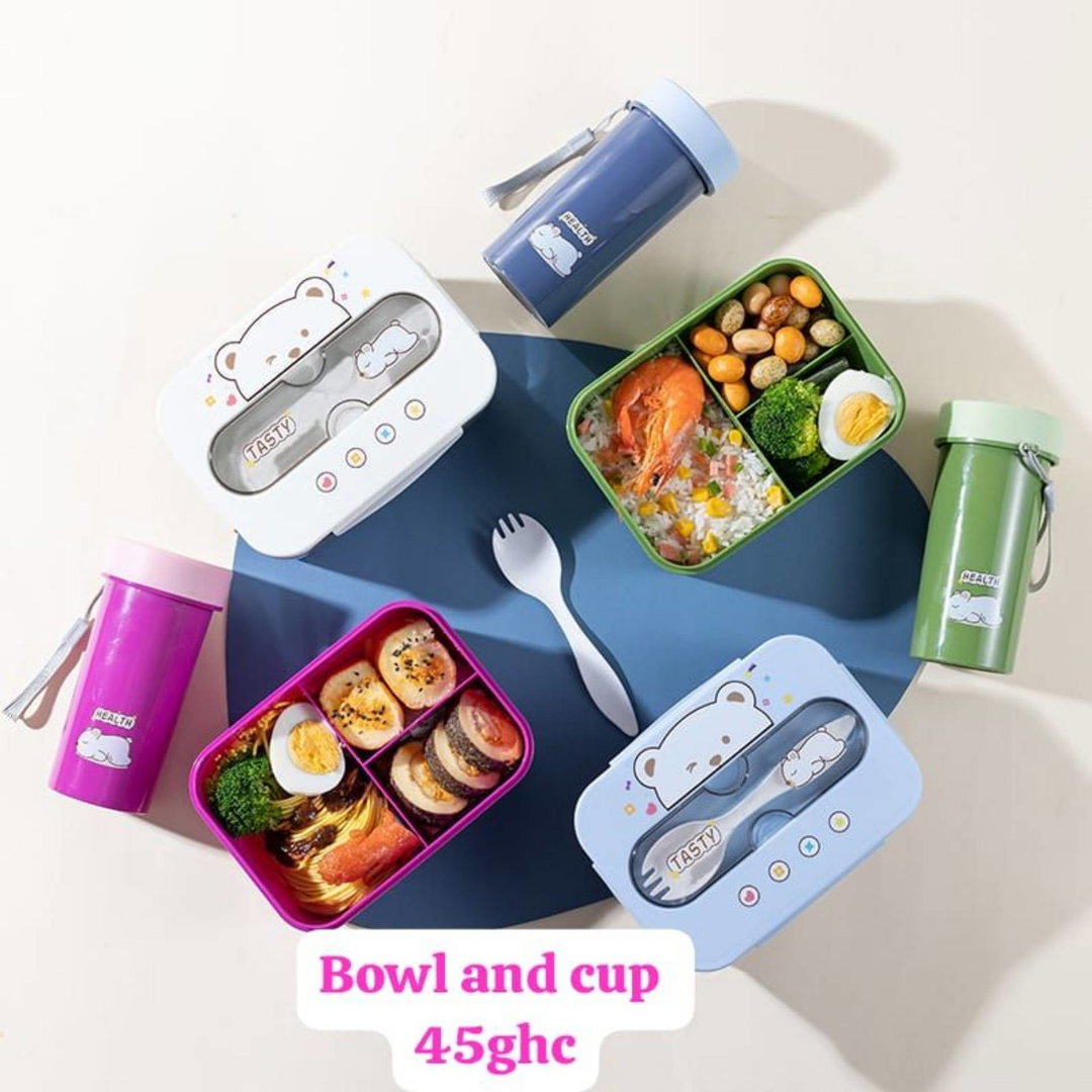 Lunch bowl and cup
